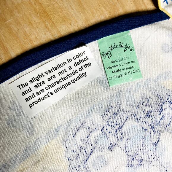 Peggy Walz Apron Artist Studio by Western Linen.  Pre-Owned w/tags - Picture 6 of 8